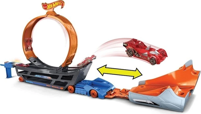 Mattel Hot Wheels Stunt N Go Transporter & Trackset