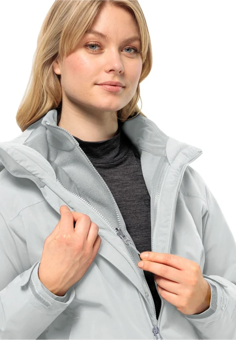 Jack Wolfskin Moonrise FZ Funktionsjacke cool grey (Damen)