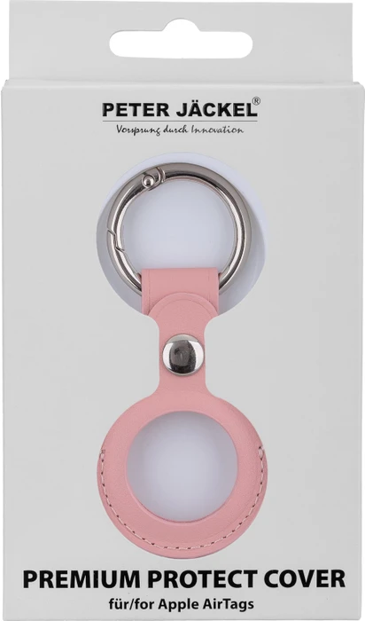 Peter Jäckel Protect Cover für Apple AirTag leather rose