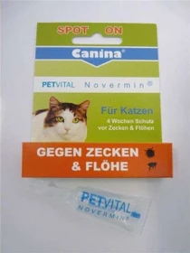 Canina Petvital Novermin flüssig für Katzen, 2ml