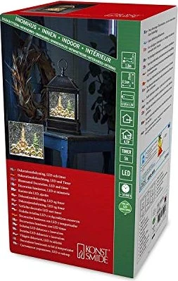 Konstsmide Motiv Laterne Weihnachtsmarkt LED 1x warmweiß