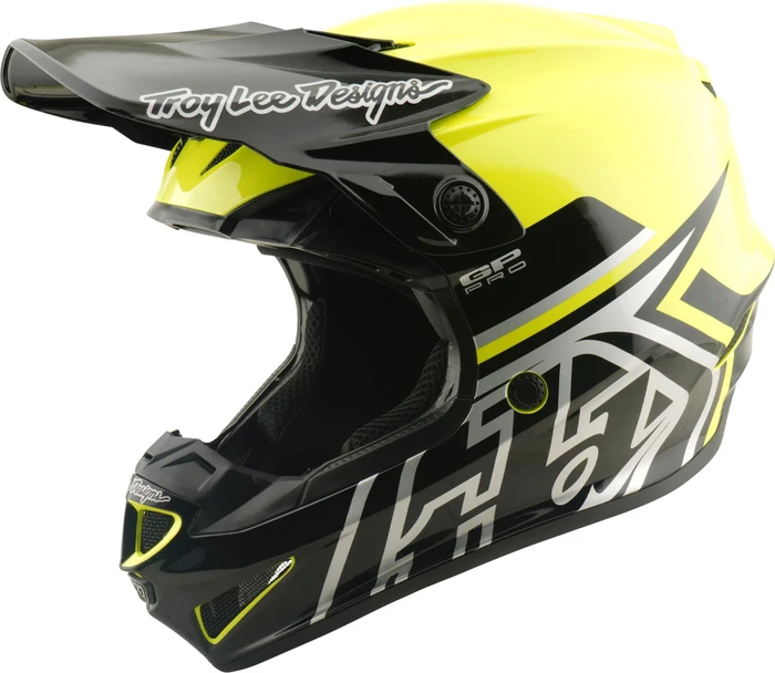 Troy Lee Designs Youth GP Pro Mono Flo Yellow schwarz/gelb/grau