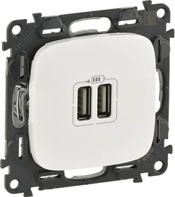 Legrand Valena Allure USB-Ladedose 2400mA, ultraweiß