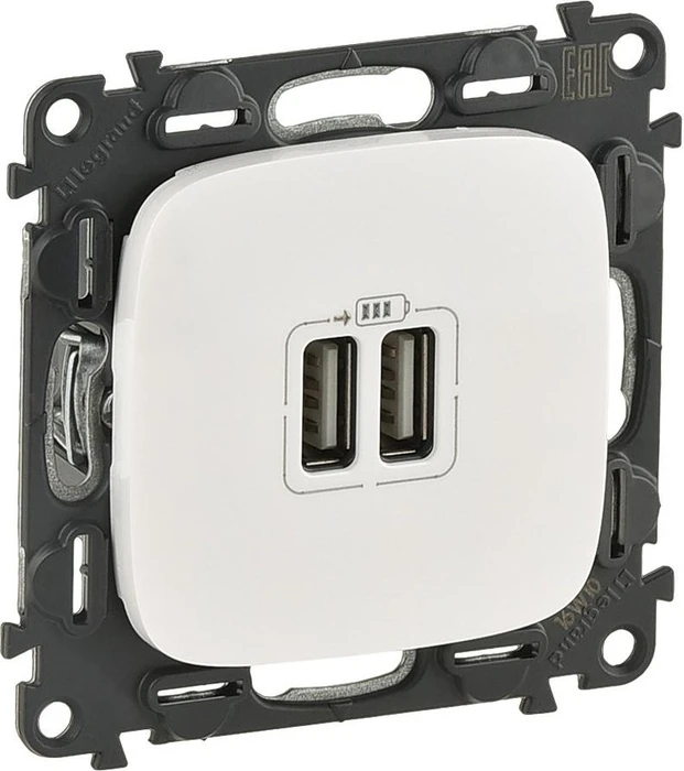 Legrand Valena Allure USB-Ladedose 2400mA, ultraweiß