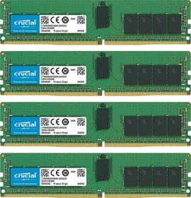 Crucial RDIMM 128GB Kit, DDR4-2666, CL19-19-19, 2RX4, reg ECC