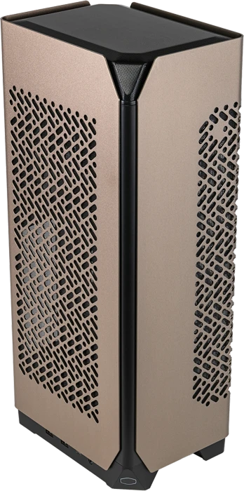Cooler Master NCORE 100 MAX Bronze Edition, bronze/schwarz, Glasfenster, Mini-ITX, 850W SFX