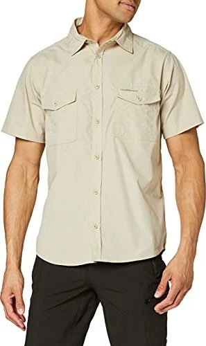 Craghoppers Kiwi Hemd kurzarm oatmeal (Herren)