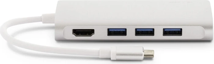 LMP USB-C 3.0 mini Dock, silber, Port-Replikator