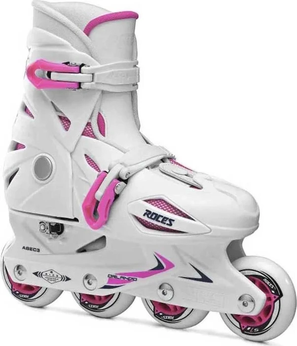 Roces Orlando III Inline-Skate weiß/rosa (Junior)