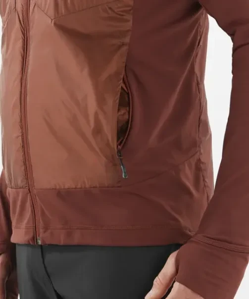 Salomon Elixir Hybrid Hooded Funktionsjacke rum raisin (Herren)