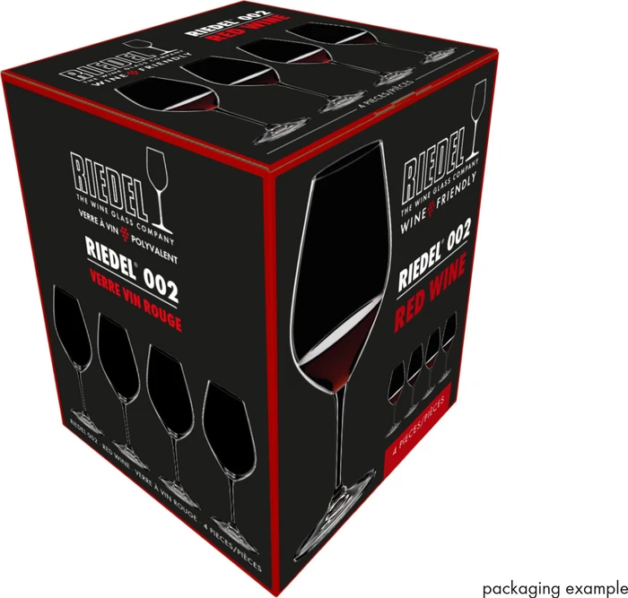 Riedel Wine Friendly 002 Rotweinglas, 4 Stück