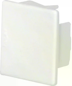 Hager Endstück halogenfrei zu Leitungsführungskanal LF 30x30mm verkehrsweiß