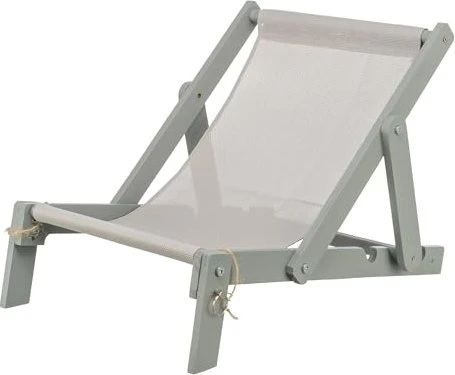 Trixie Outdoor Strandstuhl für Katzen, 51cm, 15kg, grau