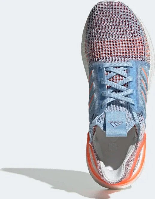 adidas Ultraboost 19 glow blue/hi-res coral/active maroon (Damen)