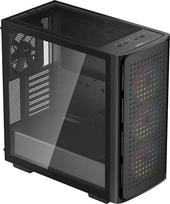 DeepCool CK560, schwarz, Glasfenster