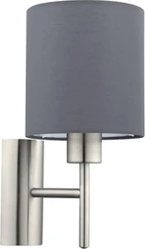 Eglo Pasteri Wandleuchte nickel matt/grau