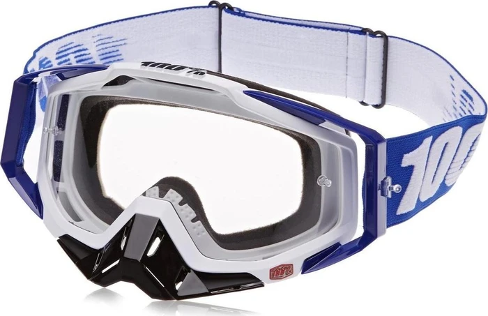 100% Racecraft Schutzbrille cobalt blue/clear lens