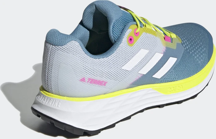 adidas Terrex Two Flow hazy blue/crystal white/acid yellow (Damen)