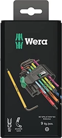 Wera 967 SPKL/9 Multicolour Torx BO Winkelschlüsselsatz, 9-tlg.