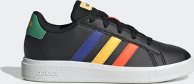 adidas Grand Court Lifestyle Tennis Lace-Up core black/lucid blue/court green (Junior)
