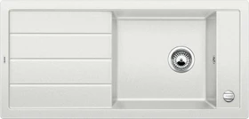 Blanco Mevit XL 6 S Einbau Becken reversibel mit Ablauffernbedienung seidengrau