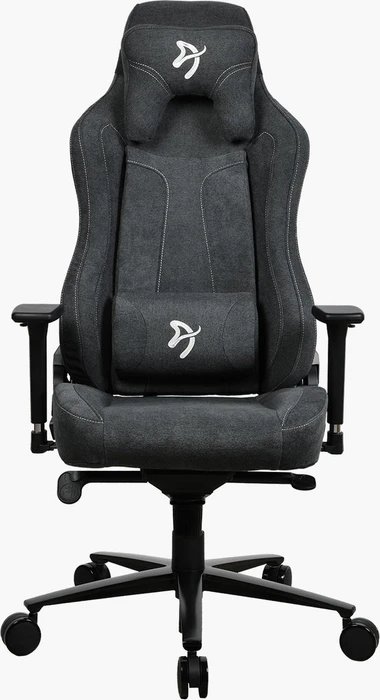 Arozzi Vernazza Soft Fabric Gamingstuhl, dark grey