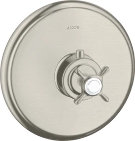 Hansgrohe Axor Montreux Thermostat mit Kreuzgriff edelstahloptik