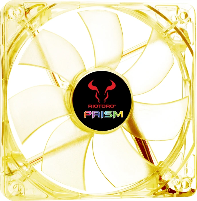 Riotoro Prism RGB Fan, LED-Steuerung, Lüftersteuerung, 120mm, 2er-Pack