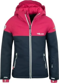 Trollkids Girls Hallingdal Skijacke navy/pink (Junior)