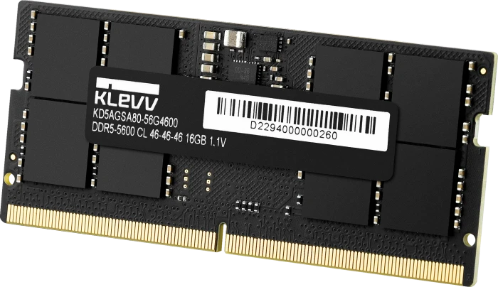 Klevv SO-DIMM 16GB, DDR5-5600, CL46-46-46-90, bulk