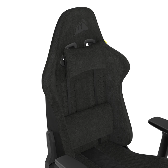 Corsair TC100 Relaxed Soft Fabric Gamingstuhl, schwarz