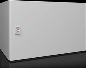 Rittal Wandgehäuse AX IT 7HE, mit Profilschienen, Montageplatte, IP1X, 350mm tief