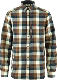 Fjällräven Fjällglim Hemd langarm wood brown/chalk white (Herren)