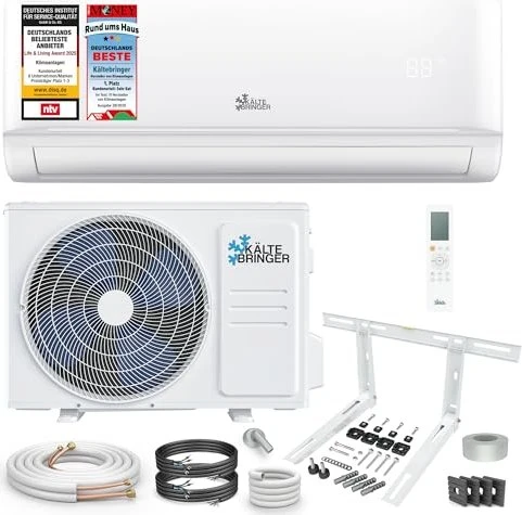 Kältebringer KB53 18000BTU 5.3kW mit Wandhalterung weiß