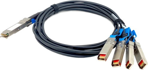 QNAP 100G 1.5m LAN-DAC Breakout Splitter, Twinax, QSFP28