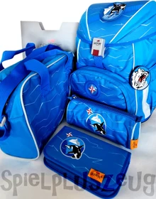 DerDieDas ErgoFlex Buttons Polar Schultaschen-Set, 5-tlg.