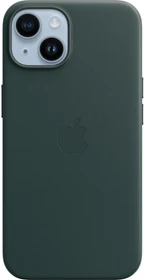 Apple Leder Case mit MagSafe für iPhone 14 waldgrün