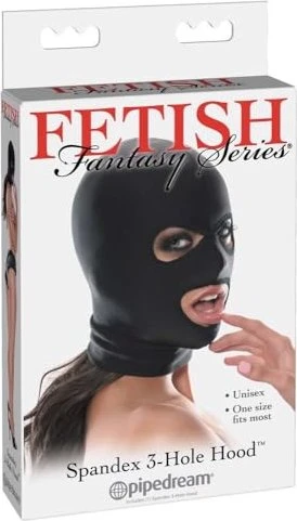 Pipedream Fetish Fantasy Spandex 3-Hole Hood Maske