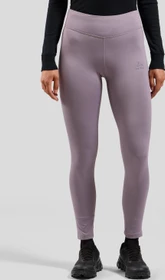 Odlo Essentials Warm Tights Laufhose lang gray ridge (Damen)