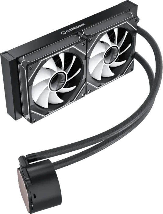 GameMax IceBurg 240 Digital BK, schwarz