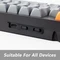 Keychron K10 Max, schwarz/grau, LEDs weiß, Keychron Super BANANA, USB/Bluetooth, UK Vorschaubild