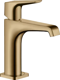 Hansgrohe Axor Citterio 130 mit Hebelgriff und Ablaufgarnitur polished bronze