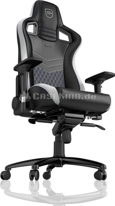 noblechairs Epic Gamingstuhl, schwarz/weiß/blau