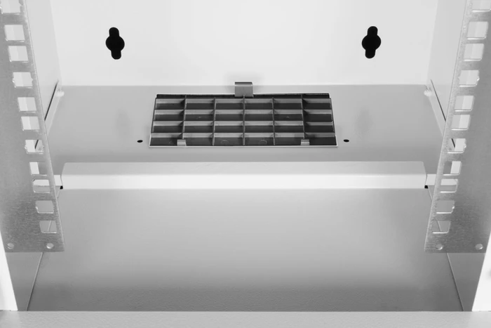 Digitus Professional SoHo Pro Line 10" Wandgehäuse 6HE, unmontiert, Sicherheitsglastür, IP20, RAL 7035, 300mm tief