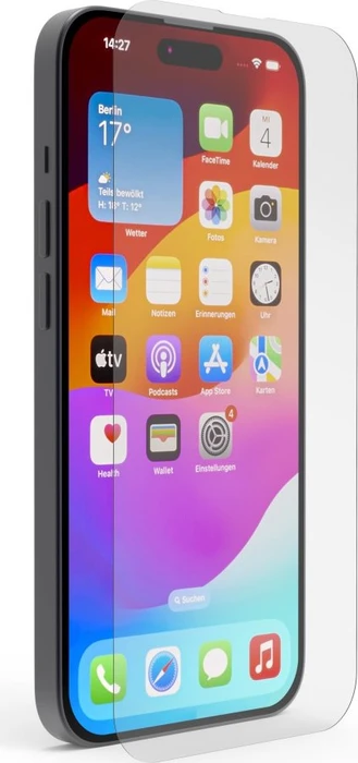 Hama Displayschutzglas Premium Crystal Glass für Apple iPhone 15 Plus/15 Pro Max