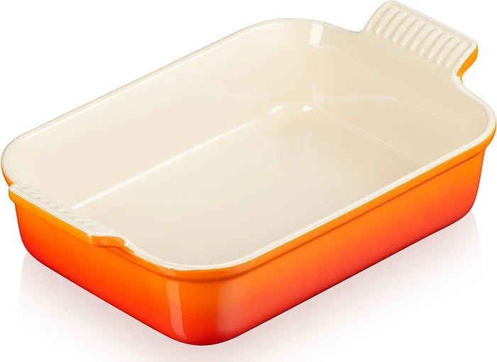 Le Creuset Auflaufform Tradition rechteckig 26cm 2.3l ofenrot