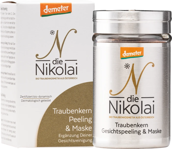 die Nikolai Traubenkern Gesichtspeeling & Maske Maske, 50g