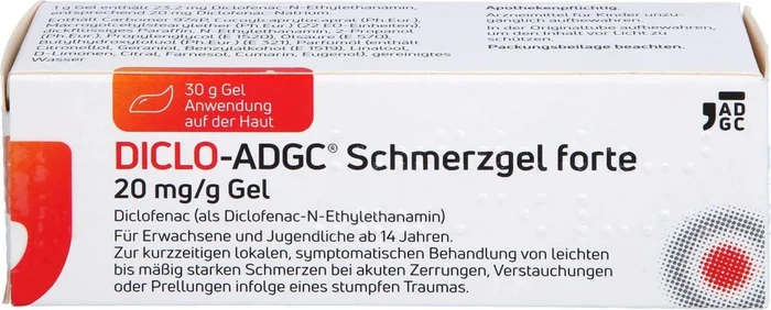 Zentiva Diclo-ADGC forte 20mg/g Schmerzgel, 30g