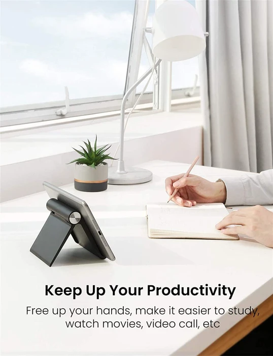 Ugreen Multi Angle Desk Tablet Stand, Tablet-Stand 4-12", schwarz