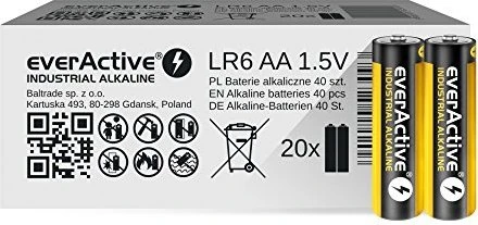 everActive Industrial Alkaline Mignon AA, 40er-Pack